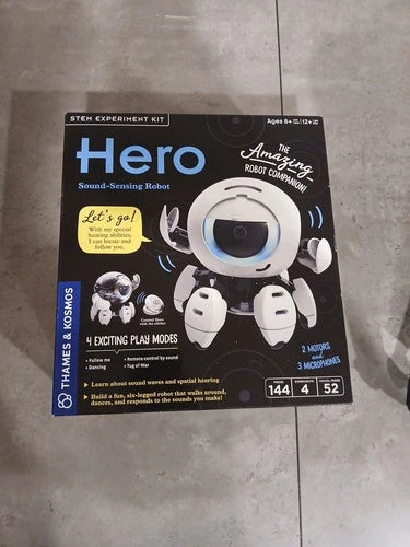 HERO SOUND SENSING ROBOT SEALED AGES 8+ STEM EXPERIMENT KIT THAMES & KOSMOS