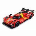 MOC 1:8 Technic Hypercar Racing Car 499P Building Blocks LMH Winner Box 3350 PCS