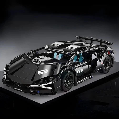 1:14 Racing Sports Car Building Blocks 1280+ Pieces DIY Supercar Model Kit Toy
