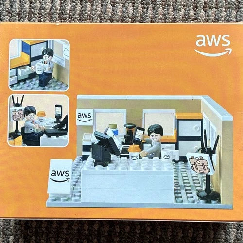 Oxford Town AWS Public Sector Day 144PCS Building Blocks Set 8+