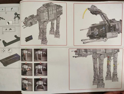 Sfar Wars AT-AT Walker .With 6785 Pcs. Generic Bricks. No Box