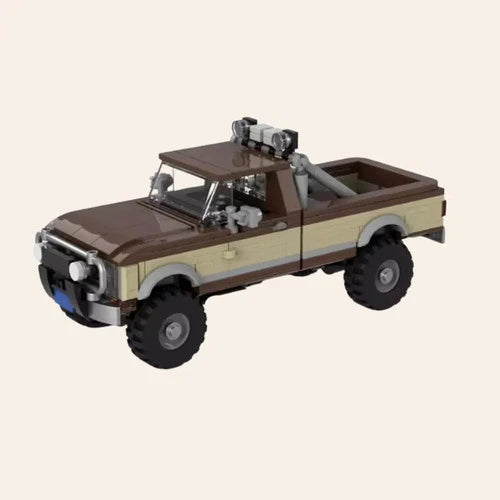NEW Classic Pickup Truck Building Blocks Set Model Adults MOC Vintage Vehicle