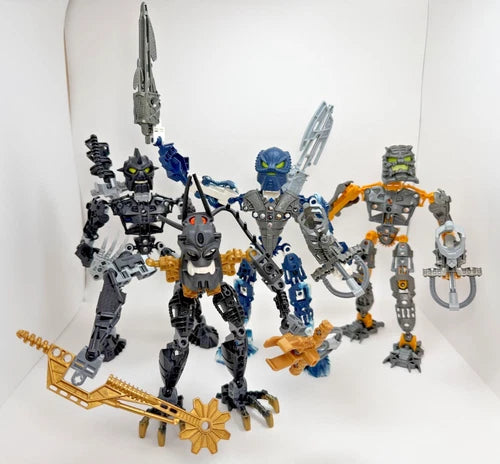 LEGO Bionicle Toa Inika & Piraka lot (8728, 8730, 8729, 8900) - Read Description
