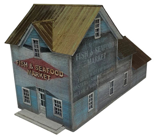 HUDSON RIVER MODEL COMPANY HO SCALE J.K. PHILLIPS FISH & SEAFOOD CRAFTSMAN KIT