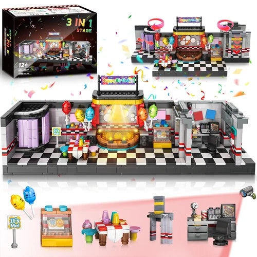Security Room Building Block Toy for Boys Age 12+, Security Room Building Set...
