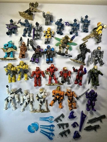 Mega Construx Bloks Halo Huge Lot- Adult Owned- NICE!! Some HTF!!
