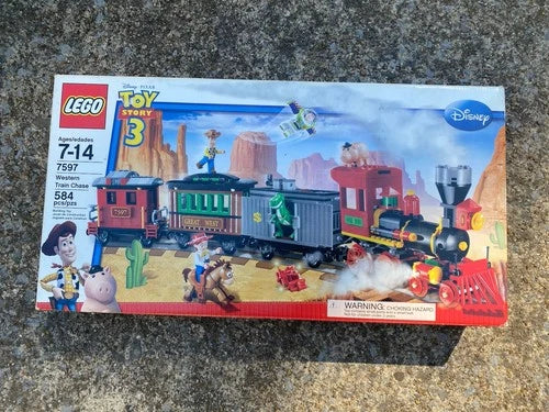 MEOW Toy Story 3 7597 Western Train Disney Pixar 2010 RETIRED Sealed No Figures
