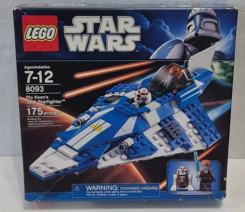 LEGO Star Wars Clone Wars: (8093) Plo Koon's Jedi Starfighter - NEW Sealed