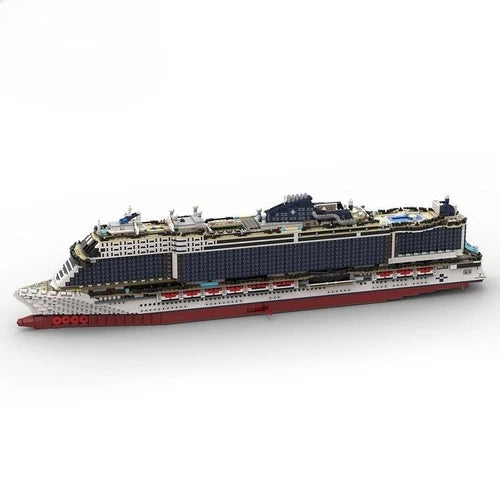 Building Blocks Toys Kit MSC Seashore Cruise Ship 6270 Bricks MOC-116714