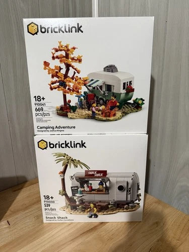 LEGO Bricklink 910041 Camping Adventure -Used Complete & 910030 Snack Shack -New