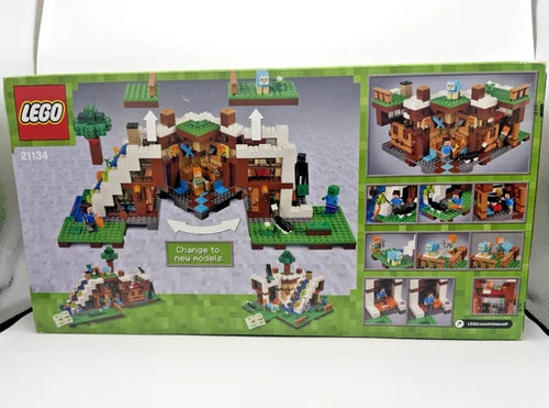 LEGO Minecraft: The Waterfall Base (21134)-Retired (NIB)