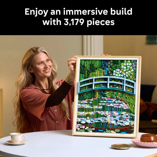 MEOW Art Claude Monet – Bridge Over a Pond of Water Lilies - Building Sets for A