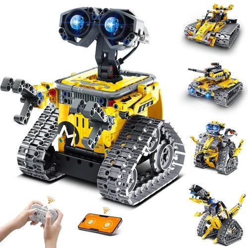 Mibido STEM Robot Building Kit Gift for Boys Ages 8-12 with Remote Control \| ...