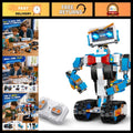 STEM Robot Building Kit for Kids 6-12, Remote Control Coding Toy, Educational Fu