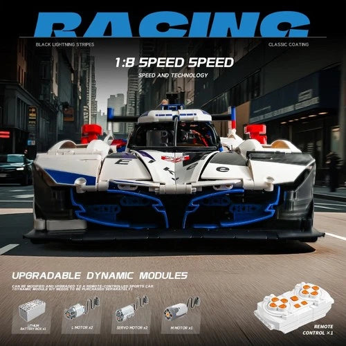 1:8 Technic LMH RaceCar BMW M Hybrid V8 Le Mans Building Bricks Set 3507 Pieces