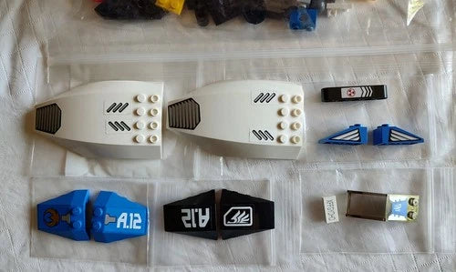 Lego 100% Complete EXO-FORCE 8106 Aero Booster Set + 8117 Storm Lasher Box only