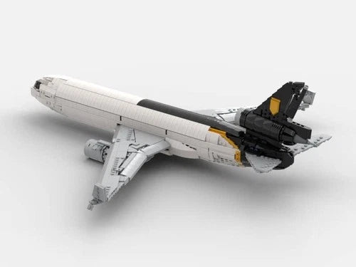 MOC-230697 UPS MD-11 airplane Building Blocks Toys Birthday Gift Set