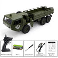 2.4G 6WD RC Military Truck Off-Road Rock Crawler Full Proportional Remote Contro