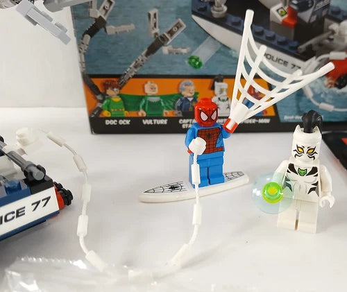 Lego 76059 Marvel Spider-Man DOC OCK's TENTACLE TRAP Building Toy Set COMPLETE!