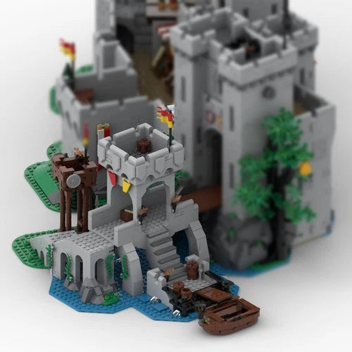 MOC-139136 Medieval Bridge Expansion for Castle (10305) Building Set 604 Parts