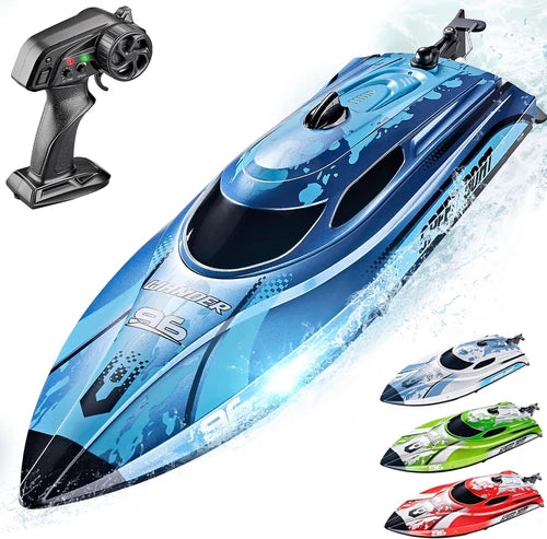 RC Boat, 12 Inch Remote Control Boat for Kids and Adults, 25 KPH Fast RC Speed B