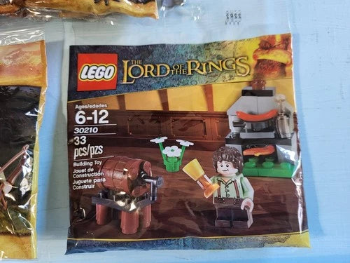 MEOW 30210, 30212, 30213, polybag, lot of 3, brand new, sealed Hobbit, LOTR