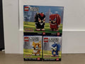 LEGO Brickheadz: Knuckles & Shadow (40672) Tails (40628) Sonic (40627) New