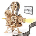 ROKR Vitascope 183pcs 3D Wooden Mechanical Model Building Kit Movie Projector