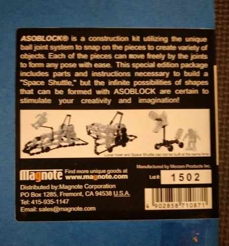 Asoblock NASA Space Shuttle & Astronaut 198 Piece Building Set