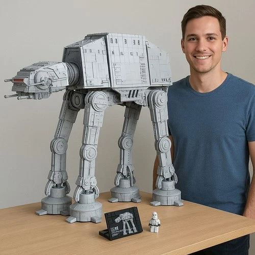 Sfar Wars AT-AT Walker .With 6785 Pcs. Generic Bricks. No Box