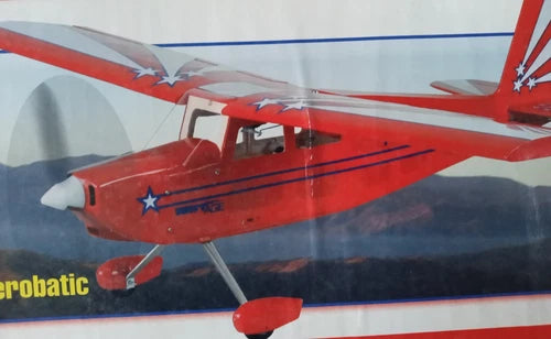 DECATHLON EP RC PLANE ELECTRIC RED BEGINER INTERMEDIT OR PRO 28.75IN WING