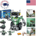 Sillbird 727-Piece STEM Robot Car Kit with Remote Control - Ages 8-14