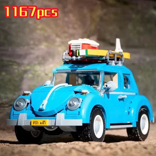 NEW Creator Volkswagen Beetle Building Blocks Set 1167 pcs Adults VW Model Car