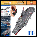 Remote Control Warship Boat for Kids 8-12, 16" High Speed Military Ship, 2 Batte