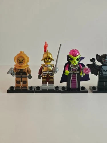 MEOW Minifigures Series 8 Lot Spartan Diver Alien Vampire Robot Lederhosen