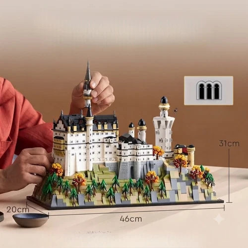 Landmark Series Neuschwanstein Castle Educational Building Blocks