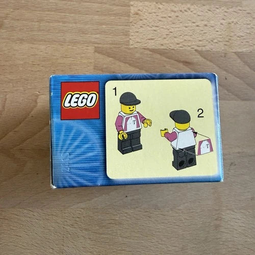 LEGO 1196 Town Biker with Bicycle German Telekom Race Cylist Pink New Sealed
