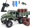 RC Military Truck 6X6 Road Remote Control Car 1/16 Scale Remote Control Truck 4W