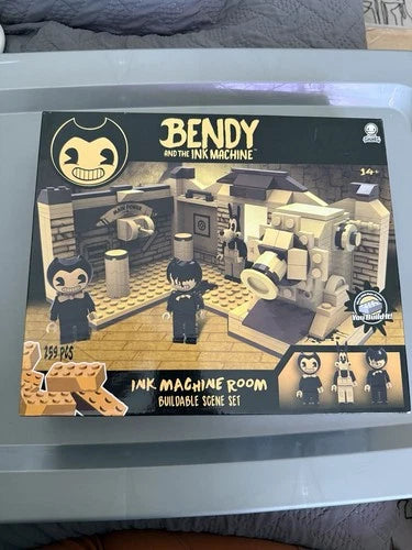 NEW Unopened Basic Fun Bendy and the Ink Machine Room Buildable Scene Block Set