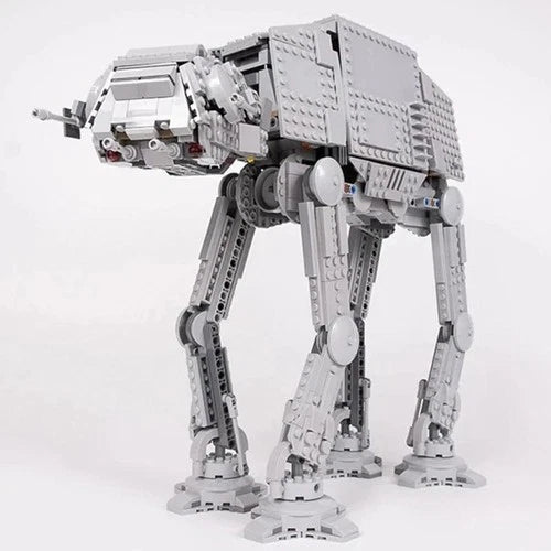 Moc Space At-at Walker Building Blocks Set with Figures Compatible 75288 Diy Toy