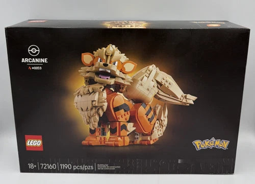 LEGO Pokémon Arcanine 72160 Collectible Building Set New Sealed