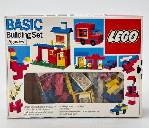 LEGO 517 Basic Building Set Vintage 1988 New Unopened Box 115 Pieces