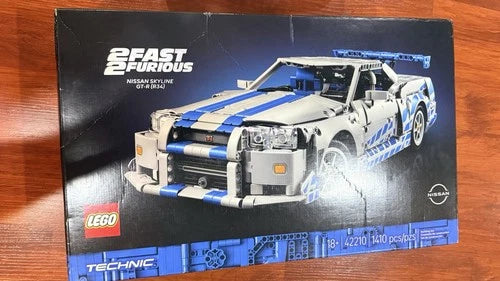 Technic 2 Fast 2 Furious Nissan Skyline GT-R (R34) Car - DIY Kit & Building Set