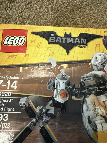 Lego Batman Movie 70920 Egghead Mech Food Fight Retired Sealed Condiment King