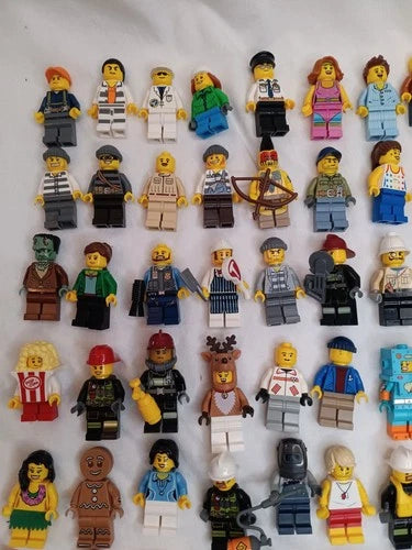 95 LEGO Minifigures Lot Rare Figures Monsters Christmas Assorted Characters