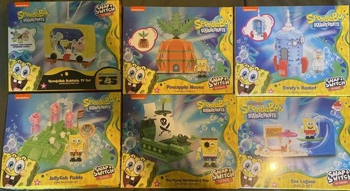Spongebob Snap & Switch Sets - Lot of 6