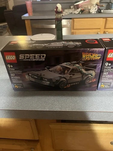 LEGO 77256 Speed Champions Back to the Future Time Machine DeLorean IN HAND X2