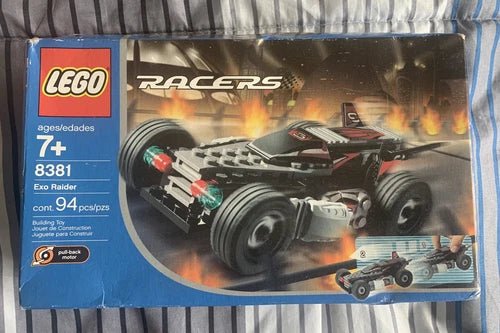 NEW Lego Racers Exo Raider #8381 Unopened Box Collectible 2003 Pull-Back Motor