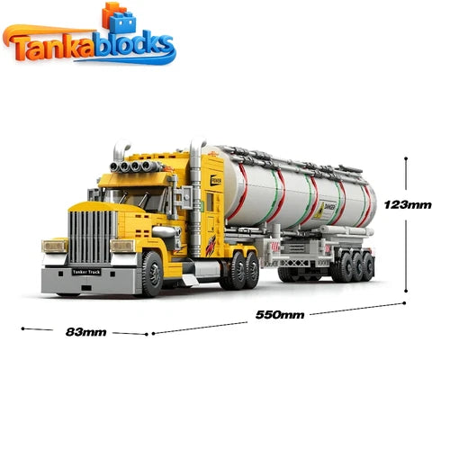 OIL TANK TRUCK Technic Building Blocks Decor set toys christmas gift 1119 pcs