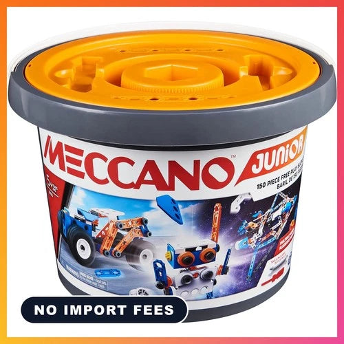 Junior, 150 pcs Bucket STEAM Model Building Kit for Open-Ended Play